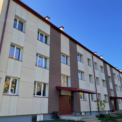 "Daudzdzīvokļu dzīvojamās ēkas fasādes vienkāršotā atjaunošana", Turaida-1, Turaida